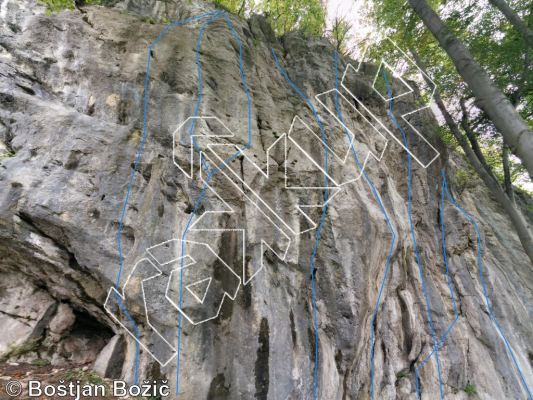 photo of Kača from Kotečnik Climbing