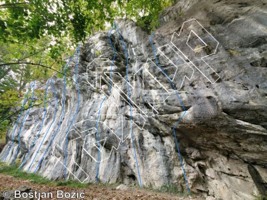 photo of Kača from Kotečnik Climbing