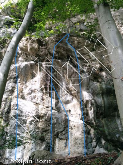 photo of Zmaj, 5.11c ★ at Kolomon from Kotečnik Climbing