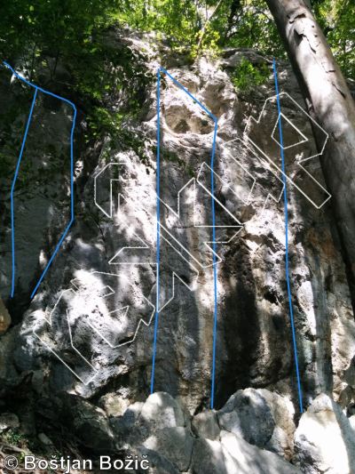 photo of Alamut, 5.12d  at Kolomon from Kotečnik Climbing