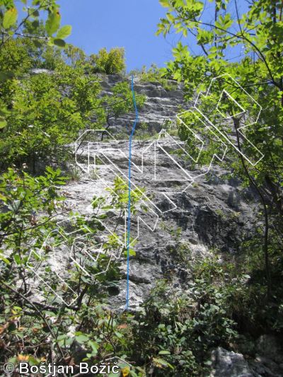 photo of Tarzan, 5.10d/11a  at Trapez I from Kotečnik Climbing