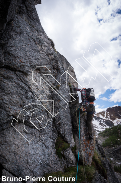 photo of Tomcat, 5.10c ★★★ at Dr. Beautiful from Columbia Valley Rock Climbing