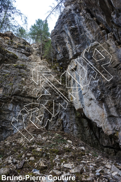 photo of Jinx, 5.12a ★★★ at Old Bridge from Columbia Valley Rock Climbing