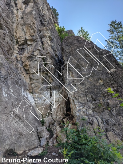 photo of Hueco wall from Columbia Valley Rock Climbing