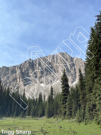 photo of Dystopian Wall from Columbia Valley Rock Climbing