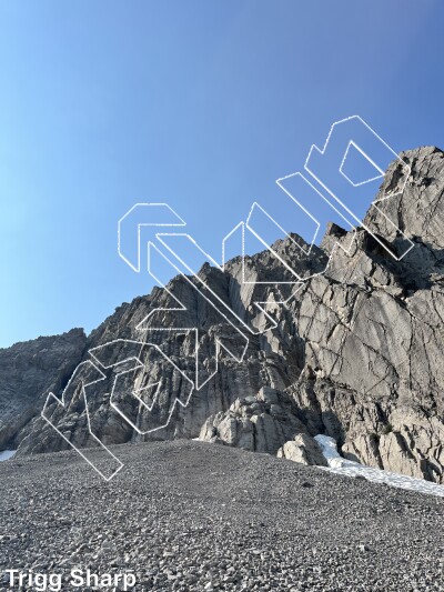photo of Dystopian Wall from Columbia Valley Rock Climbing