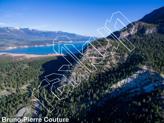 photo of Red Wall from Columbia Valley Rock Climbing