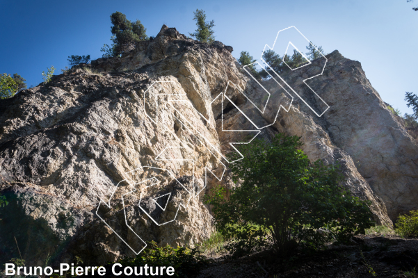 photo of Radium Rock Garden Lower Cliffs from Columbia Valley Rock Climbing