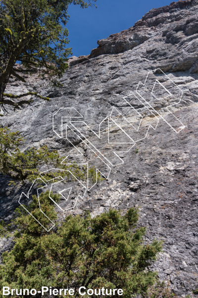 photo of Seldom Crisis, 5.10c ★★ at Asimov Wall from Columbia Valley Rock Climbing