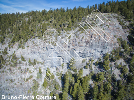 photo of Gladia's Delight, 5.10a ★★ at Asimov Wall from Columbia Valley Rock Climbing