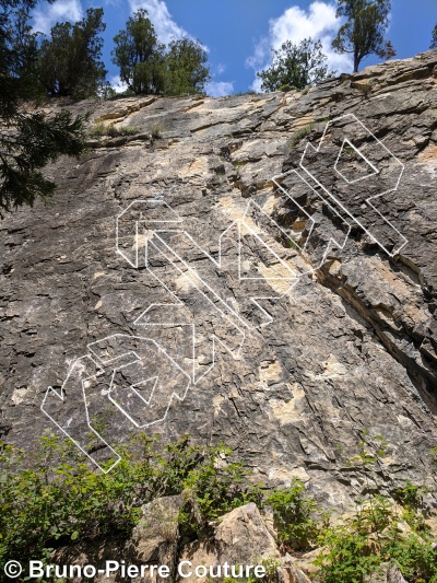 photo of Black Slabs from Columbia Valley Rock Climbing