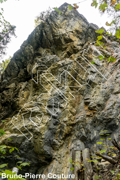 photo of Prognosis Negative, 5.11a  at Zen Den from Columbia Valley Rock Climbing