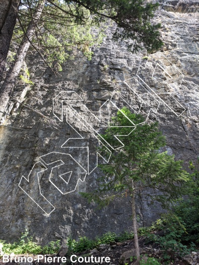 photo of Hueco wall from Columbia Valley Rock Climbing