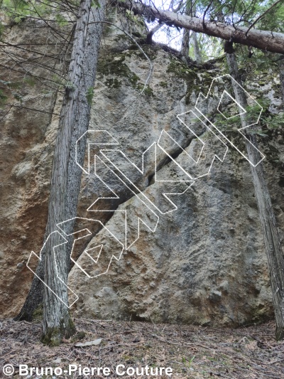 photo of Hollowrift from Columbia Valley Rock Climbing