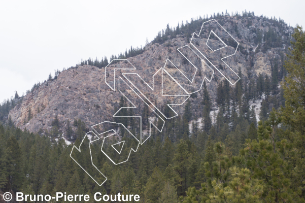 photo of Red Wall from Columbia Valley Rock Climbing