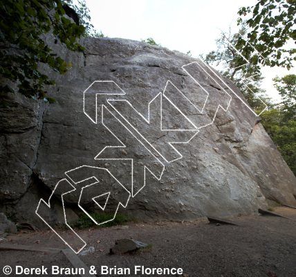 photo of Bulging Crack, 5.6 ★★★★ at Nubble Face Area from Carderock