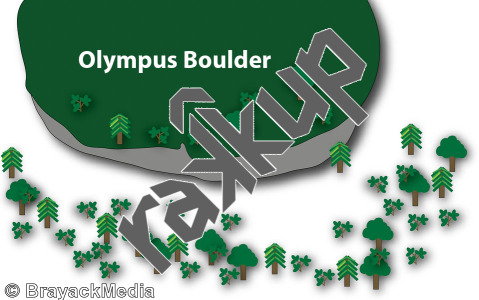 photo of God Delusion, V3 ★★★ at Olympus Boulder from Grayson Highlands Bouldering