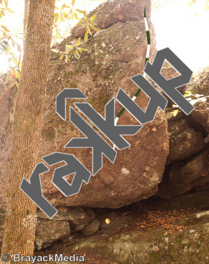 photo of Bilingual Boulder from Grayson Highlands Bouldering