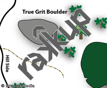 photo of True Grit, V5 ★★★★ at True Grit from Grayson Highlands Bouldering
