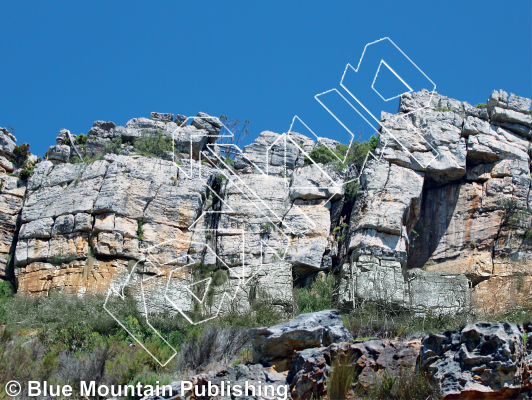 photo of Lower Silvermine Crag from Cape Peninsula