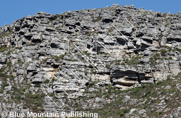 photo of Muhammed Ali, 5.10d ★★ at Faithless Sector from Cape Peninsula