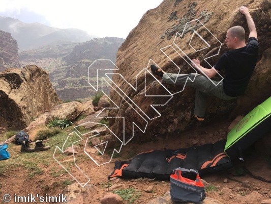 photo of Zipper from Morocco: Oukaimeden Bouldering