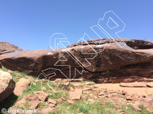 photo of Keoma Therapy from Oukaimeden Bouldering Morocco