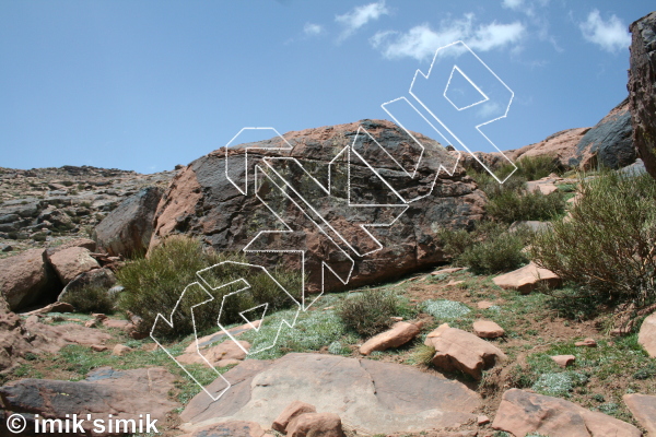 photo of Makien Muskin , VB  at Makien Muskin from Morocco: Oukaimeden Bouldering