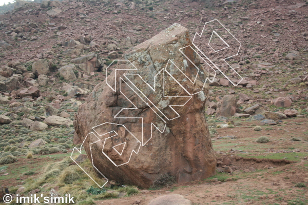 photo of Forslund, V3/4  at Skyfall from Morocco: Oukaimeden Bouldering