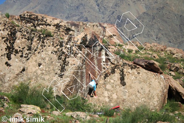 photo of Triangel from Morocco: Oukaimeden Bouldering