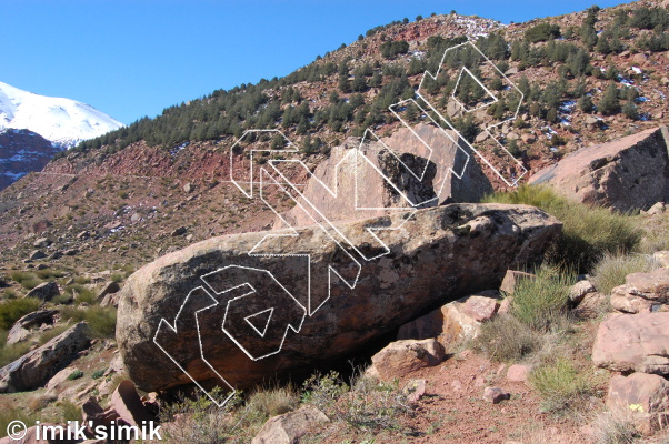 photo of PROJECT Friendly Roof  from Morocco: Oukaimeden Bouldering