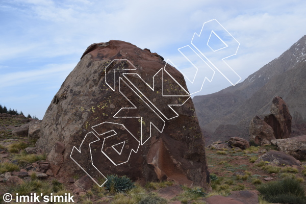 photo of Scorpion Rock from Morocco: Oukaimeden Bouldering