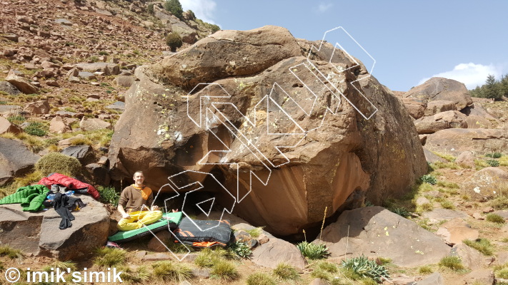 photo of Friends Zone from Oukaimeden Bouldering Morocco