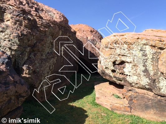 photo of Triple Trouble from Morocco: Oukaimeden Bouldering