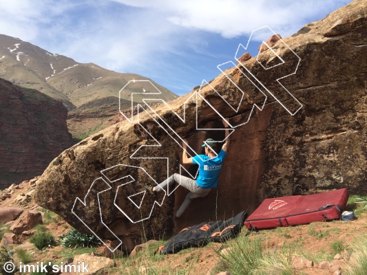 photo of climbs to be deleted from Morocco: Oukaimeden Bouldering
