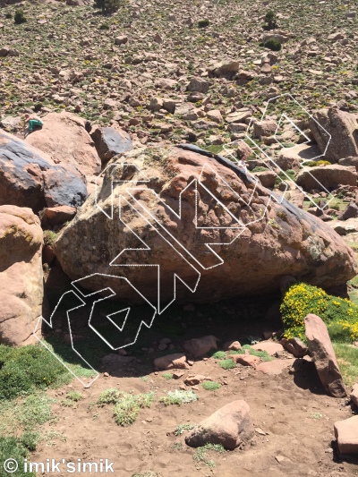 photo of Dark Side of the Frog from Morocco: Oukaimeden Bouldering