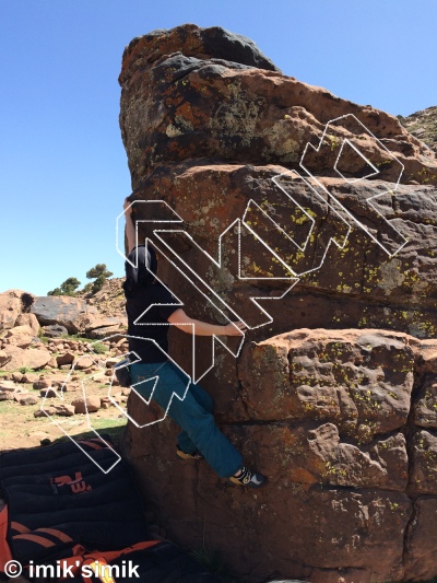photo of d'arkoukou from Morocco: Oukaimeden Bouldering