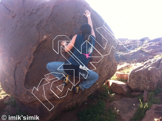 photo of Celine  from Morocco: Oukaimeden Bouldering