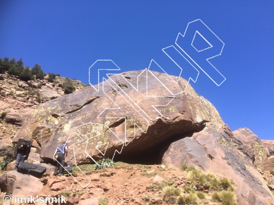 photo of As You Wish , V9  at Sahabi  from Morocco: Oukaimeden Bouldering