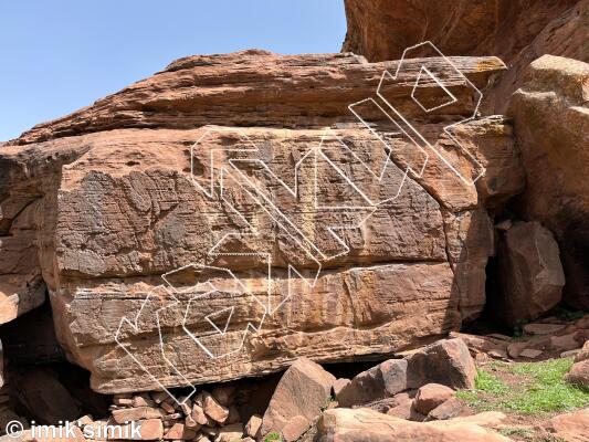 photo of Zaëlia from Morocco: Oukaimeden Bouldering