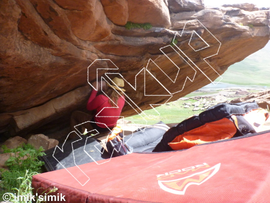 photo of Drunk'n  Artist from Oukaimeden Bouldering Morocco