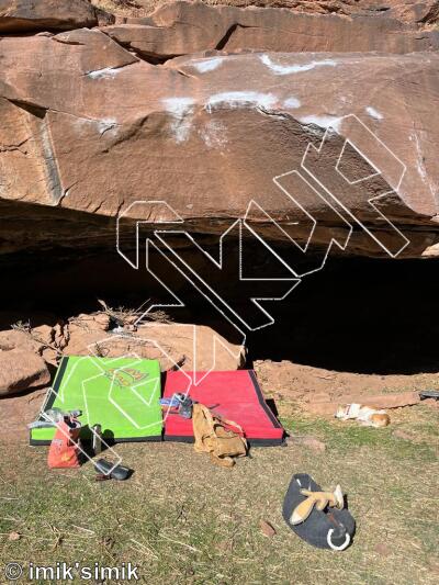 photo of Bracciation from Morocco: Oukaimeden Bouldering