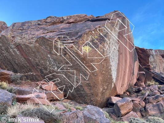 photo of Chou Crâne from Morocco: Oukaimeden Bouldering