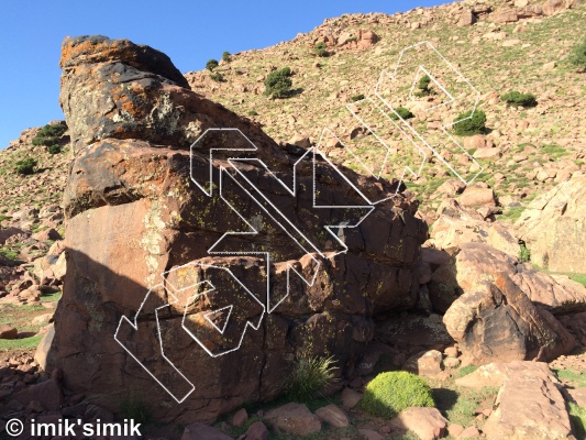 photo of d'arkoukou from Morocco: Oukaimeden Bouldering