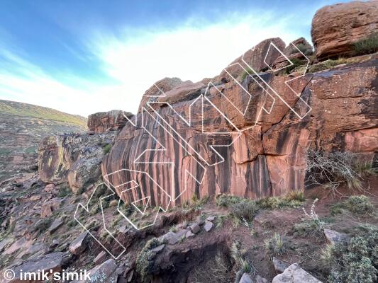 photo of Mauvais oeil from Morocco: Oukaimeden Bouldering