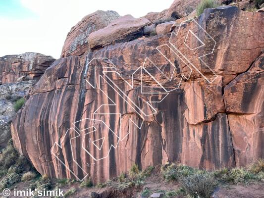 photo of Mauvais oeil from Morocco: Oukaimeden Bouldering