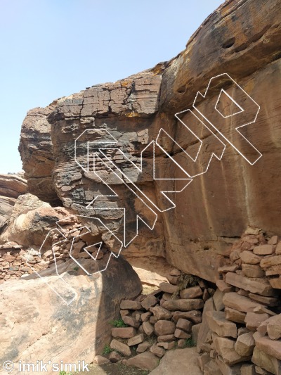 photo of Mur de berger from Morocco: Oukaimeden Bouldering