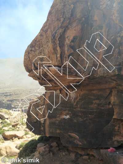 photo of Royal Air Maroc from Morocco: Oukaimeden Bouldering