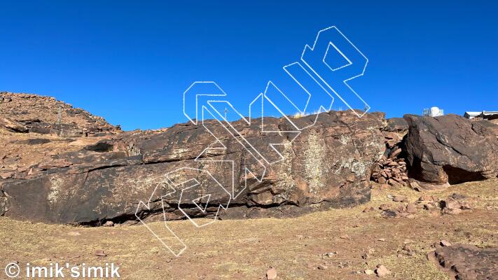 photo of Dahkla, VB  at The Gambia from Morocco: Oukaimeden Bouldering