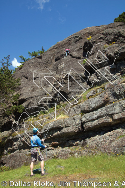 photo of Friction Slab from Mt. Erie Climbing